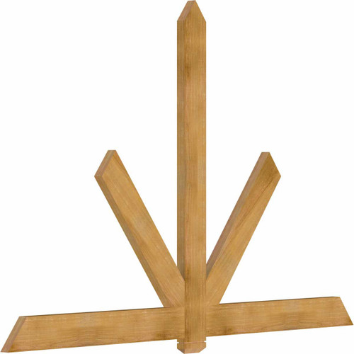 16/12 Pitch Kennewick Rough Sawn Timber Gable Bracket GBW096X64X0206KEN00RWR