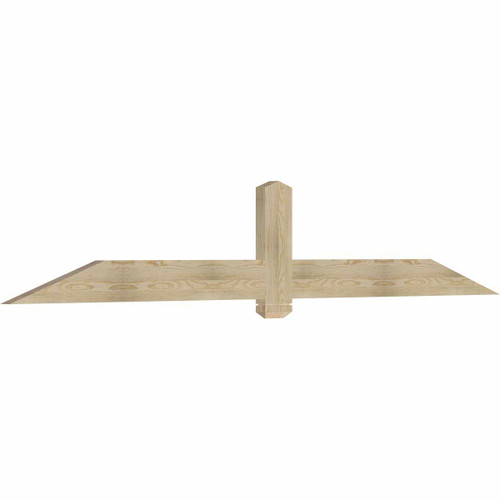 4/12 Pitch Eugene Rough Sawn Timber Gable Bracket GBW108X18X0206EUG00RDF