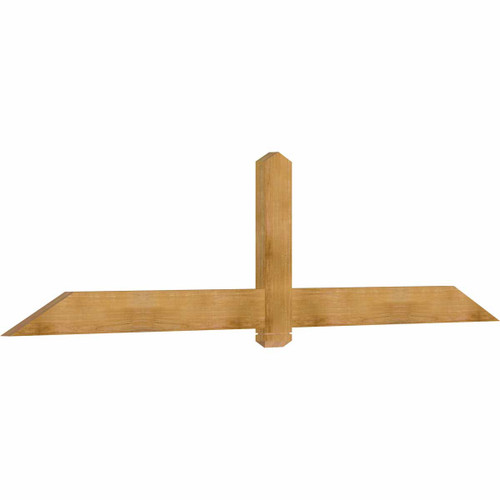 6/12 Pitch Eugene Rough Sawn Timber Gable Bracket GBW108X27X0206EUG00RWR