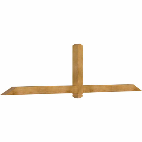 6/12 Pitch Eugene Rough Sawn Timber Gable Bracket GBW108X27X0404EUG00RWR