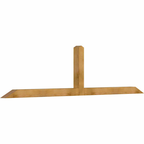 6/12 Pitch Portland Rough Sawn Timber Gable Bracket GBW108X27X0404POR00RWR