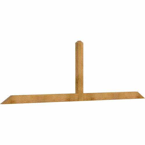 7/12 Pitch Portland Rough Sawn Timber Gable Bracket GBW108X31X0204POR00RWR