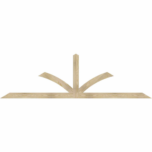 7/12 Pitch Richland Rough Sawn Timber Gable Bracket GBW108X31X0204RIC00RDF