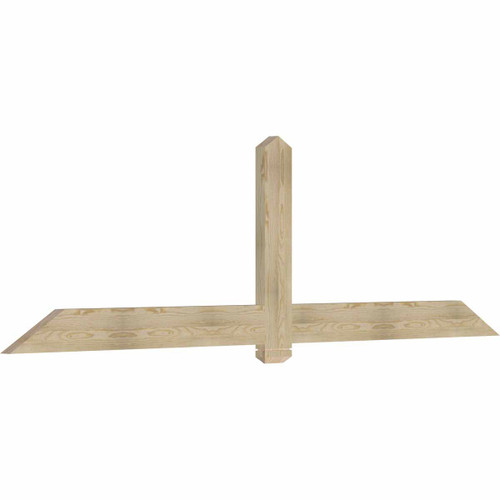 7/12 Pitch Eugene Rough Sawn Timber Gable Bracket GBW108X31X0206EUG00RDF