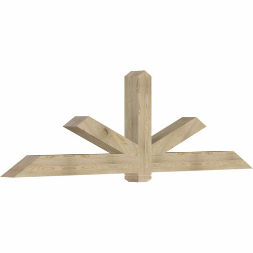 7/12 Pitch Kennewick Rough Sawn Timber Gable Bracket GBW108X31X0606KEN00RDF