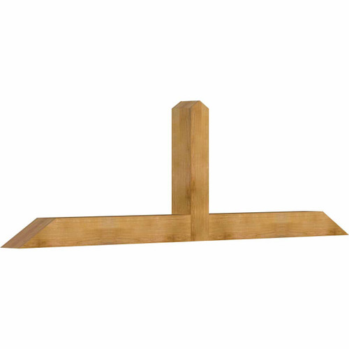 7/12 Pitch Portland Rough Sawn Timber Gable Bracket GBW108X31X0606POR00RWR