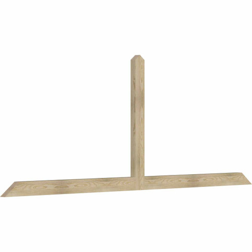 9/12 Pitch Portland Rough Sawn Timber Gable Bracket GBW108X40X0204POR00RDF