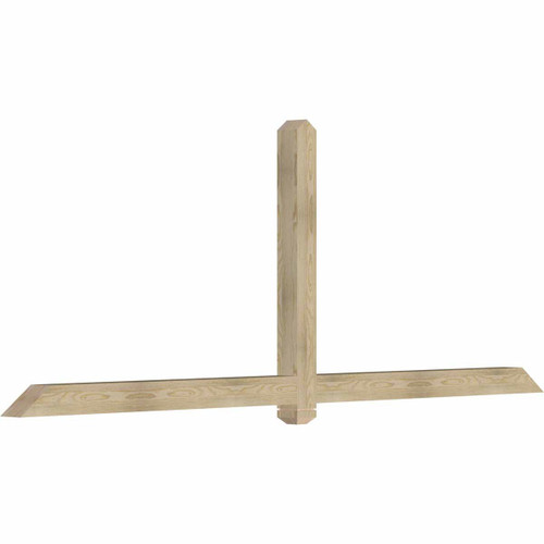 9/12 Pitch Eugene Rough Sawn Timber Gable Bracket GBW108X40X0404EUG00RDF