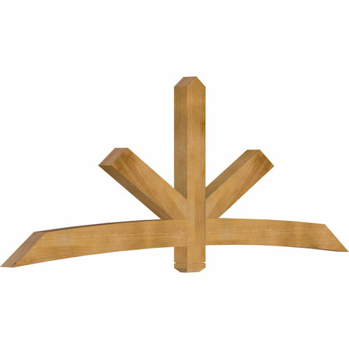 9/12 Pitch Alberta Rough Sawn Timber Gable Bracket GBW108X40X0406ALB00RWR