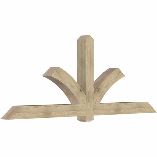 9/12 Pitch Redmond Rough Sawn Timber Gable Bracket GBW108X40X0606RED00RDF