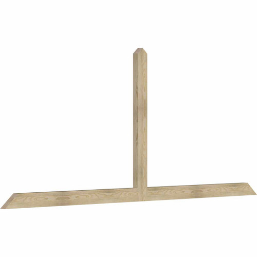 10/12 Pitch Portland Rough Sawn Timber Gable Bracket GBW108X45X0204POR00RDF