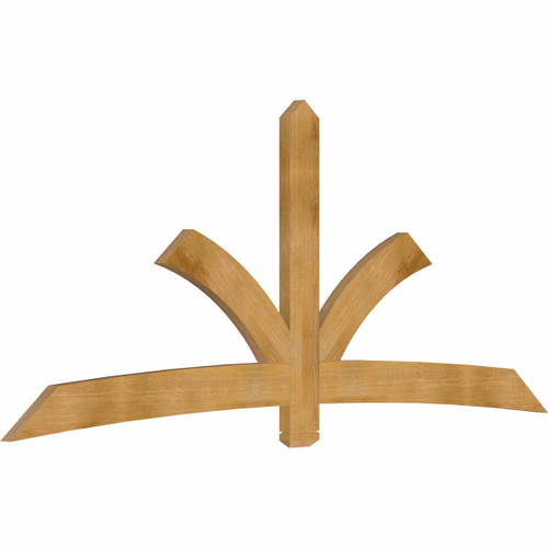 10/12 Pitch Davenport Rough Sawn Timber Gable Bracket GBW108X45X0206DAV00RWR