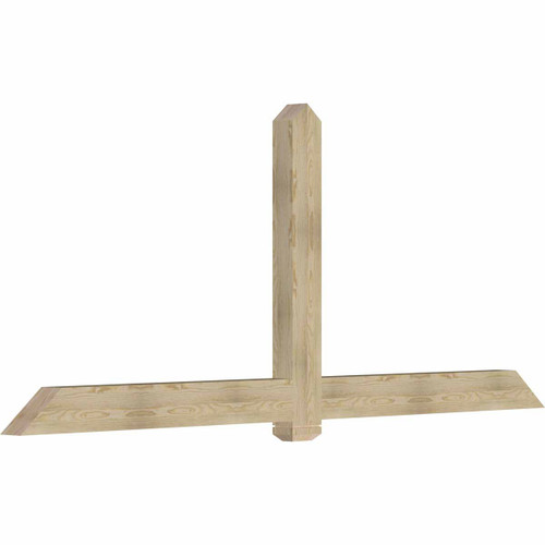 10/12 Pitch Eugene Rough Sawn Timber Gable Bracket GBW108X45X0406EUG00RDF