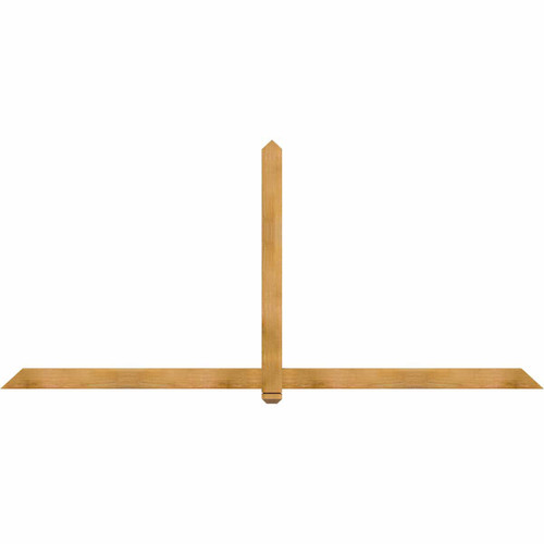 11/12 Pitch Eugene Rough Sawn Timber Gable Bracket GBW108X49X0204EUG00RWR