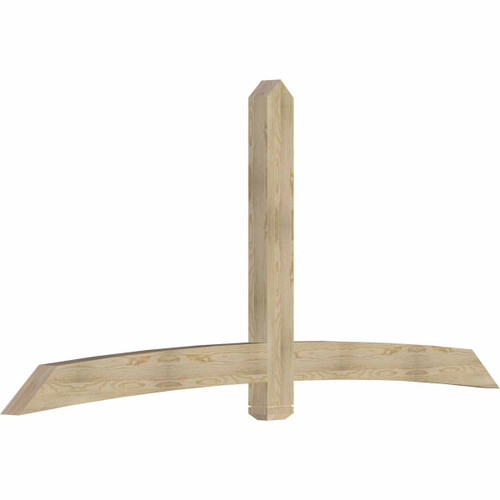 11/12 Pitch Bellingham Rough Sawn Timber Gable Bracket GBW108X49X0406BEL00RDF