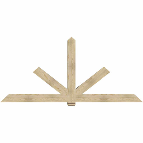 11/12 Pitch Kennewick Rough Sawn Timber Gable Bracket GBW108X49X0606KEN00RDF