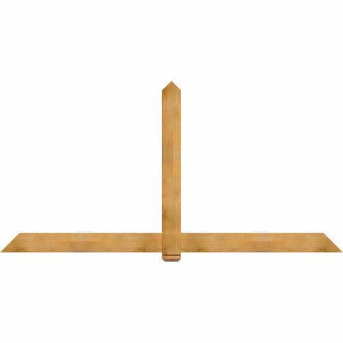 12/12 Pitch Eugene Rough Sawn Timber Gable Bracket GBW108X54X0206EUG00RWR