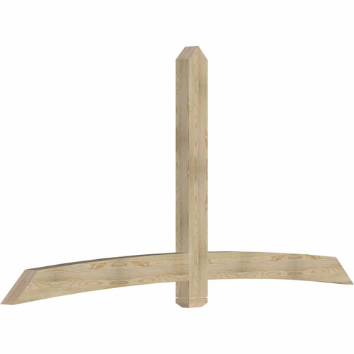 12/12 Pitch Bellingham Rough Sawn Timber Gable Bracket GBW108X54X0406BEL00RDF