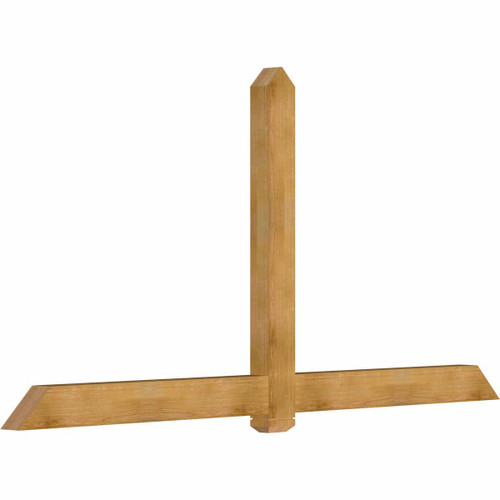 12/12 Pitch Eugene Rough Sawn Timber Gable Bracket GBW108X54X0406EUG00RWR