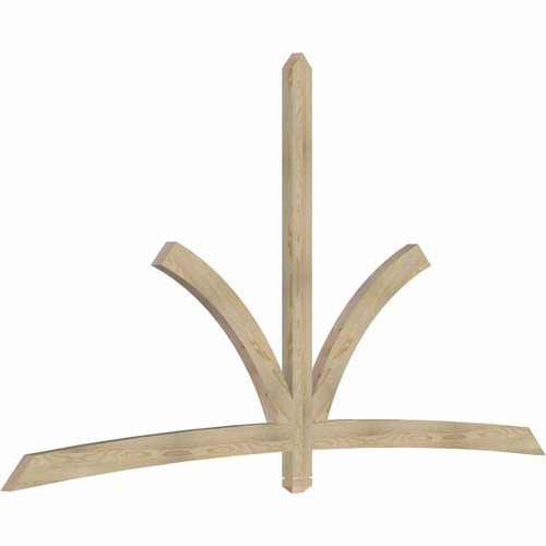 13/12 Pitch Davenport Rough Sawn Timber Gable Bracket GBW108X58X0204DAV00RDF