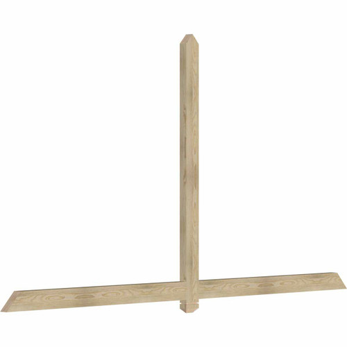 13/12 Pitch Eugene Rough Sawn Timber Gable Bracket GBW108X58X0204EUG00RDF