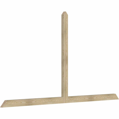 13/12 Pitch Portland Rough Sawn Timber Gable Bracket GBW108X58X0204POR00RDF