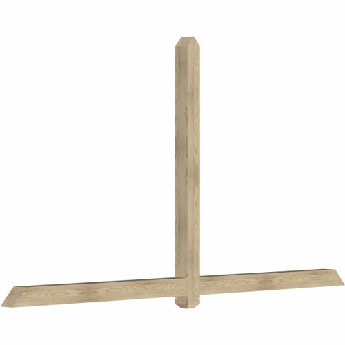 13/12 Pitch Eugene Rough Sawn Timber Gable Bracket GBW108X58X0404EUG00RDF