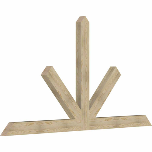 13/12 Pitch Saratoga Rough Sawn Timber Gable Bracket GBW108X58X0406SAR00RDF