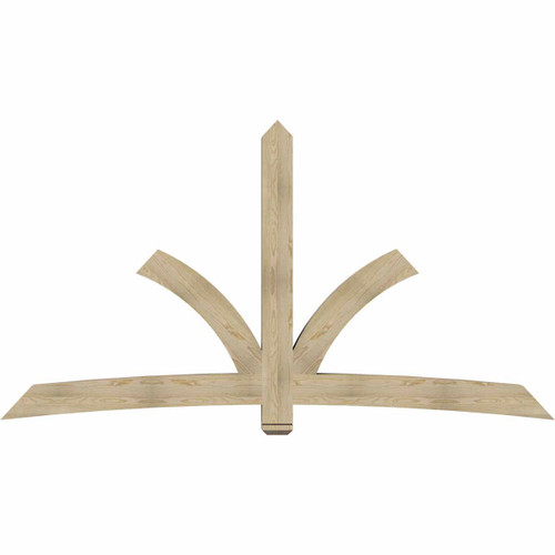 13/12 Pitch Davenport Rough Sawn Timber Gable Bracket GBW108X58X0606DAV00RDF