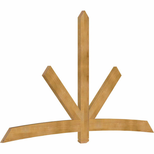 14/12 Pitch Alberta Rough Sawn Timber Gable Bracket GBW108X63X0206ALB00RWR