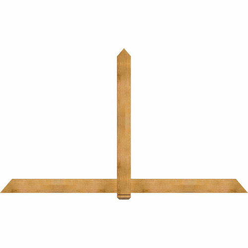 14/12 Pitch Eugene Rough Sawn Timber Gable Bracket GBW108X63X0206EUG00RWR