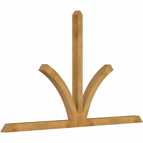 14/12 Pitch Richland Rough Sawn Timber Gable Bracket GBW108X63X0404RIC00RWR