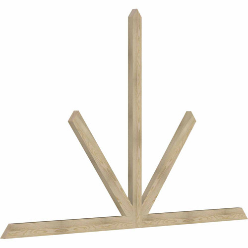 15/12 Pitch Saratoga Rough Sawn Timber Gable Bracket GBW108X68X0204SAR00RDF