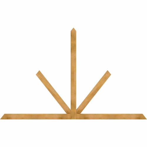 15/12 Pitch Saratoga Rough Sawn Timber Gable Bracket GBW108X68X0204SAR00RWR