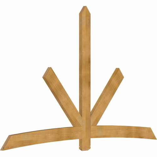15/12 Pitch Alberta Rough Sawn Timber Gable Bracket GBW108X68X0206ALB00RWR