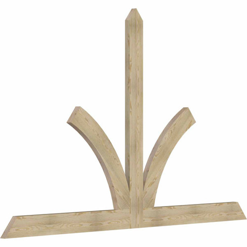 15/12 Pitch Richland Rough Sawn Timber Gable Bracket GBW108X68X0206RIC00RDF