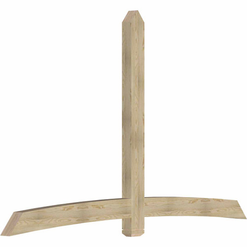 15/12 Pitch Bellingham Rough Sawn Timber Gable Bracket GBW108X68X0406BEL00RDF