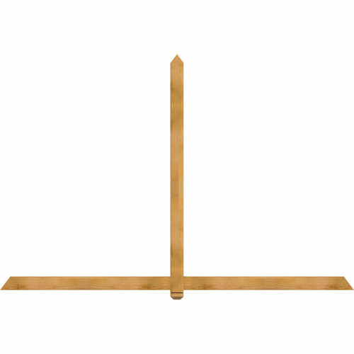 16/12 Pitch Eugene Rough Sawn Timber Gable Bracket GBW108X72X0204EUG00RWR