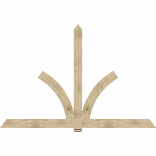 16/12 Pitch Redmond Rough Sawn Timber Gable Bracket GBW108X72X0206RED00RDF