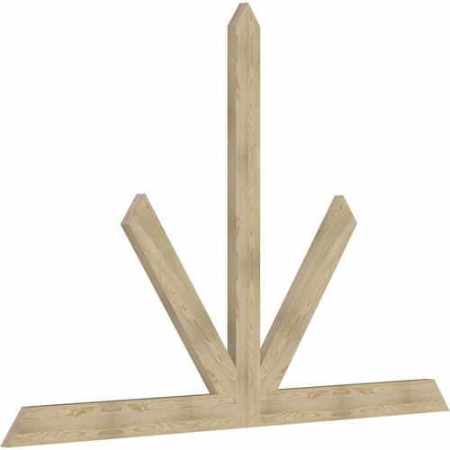 16/12 Pitch Saratoga Rough Sawn Timber Gable Bracket GBW108X72X0206SAR00RDF