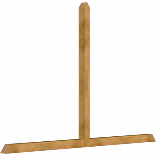 16/12 Pitch Portland Rough Sawn Timber Gable Bracket GBW108X72X0404POR00RWR