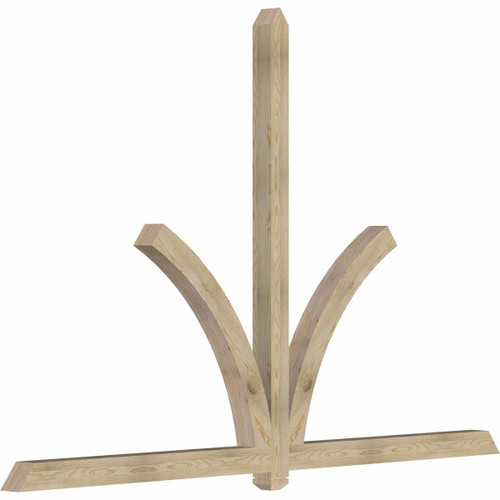 16/12 Pitch Redmond Rough Sawn Timber Gable Bracket GBW108X72X0404RED00RDF