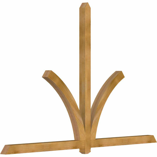 16/12 Pitch Redmond Rough Sawn Timber Gable Bracket GBW108X72X0404RED00RWR
