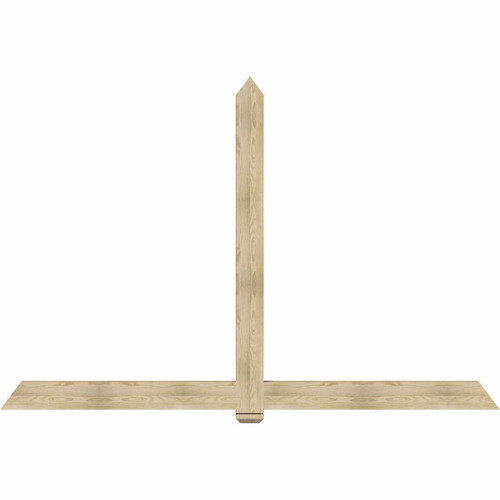 16/12 Pitch Eugene Rough Sawn Timber Gable Bracket GBW108X72X0406EUG00RDF