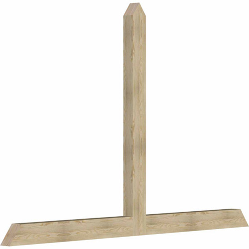 16/12 Pitch Portland Rough Sawn Timber Gable Bracket GBW108X72X0406POR00RDF