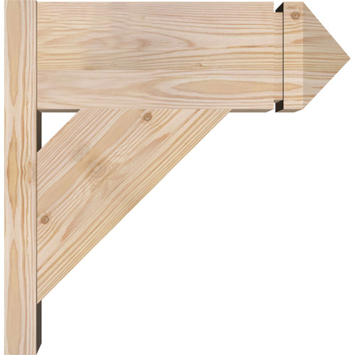 Ekena Millwork - OUT08X18X18TRA03SDF