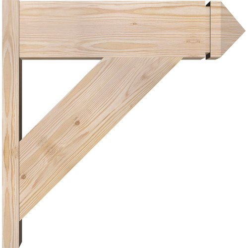 Ekena Millwork - OUT08X24X24TRA03SDF