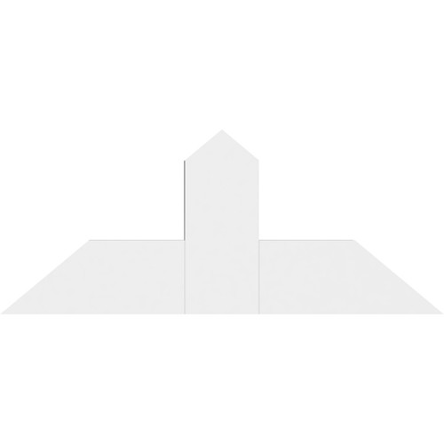 10/12 Pitch Portland Smooth Gable Bracket, PVC GBW036X15X0206POR00PVC