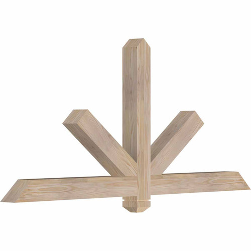 11/12 Pitch Kennewick Smooth Gable Bracket, PVC GBW060X27X0404KEN00PVC