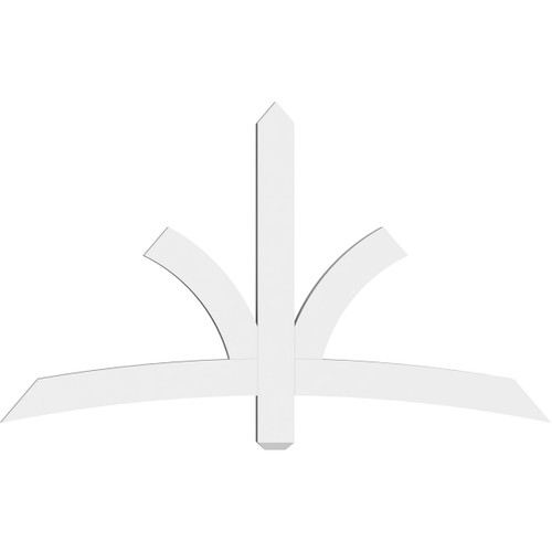 14/12 Pitch Davenport Smooth Gable Bracket, PVC GBW060X35X0204DAV00PVC